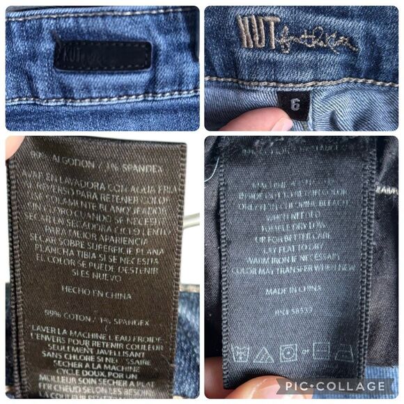 Kut From The Kloth Blue Jeans Women’s Size 6 Mid Rise Distressed Light Wash - Picture 8 of 8